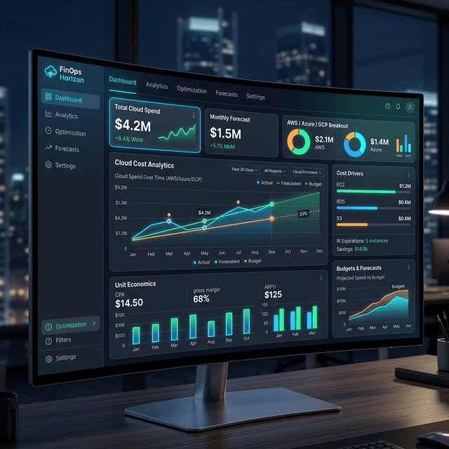 Advanced FinOps Dashboard